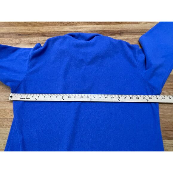 VTG Patagonia Capilene Men's 2XL Blue Jacket Polyester Fleece Retro Quarter Zip - Picture 8 of 9
